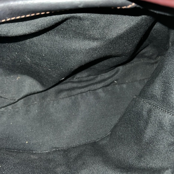 Coach Black & Brown Shoulder Handbag Features textured design & dual-tone straps - Picture 10 of 15